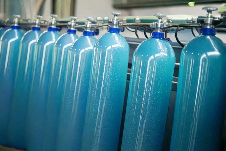 Un stockage d'énergie à air liquide.