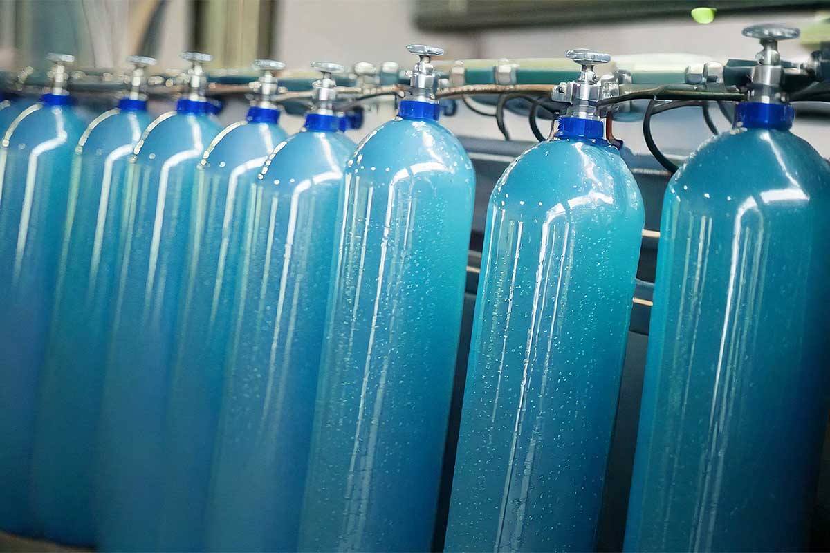 Un stockage d'énergie à air liquide.