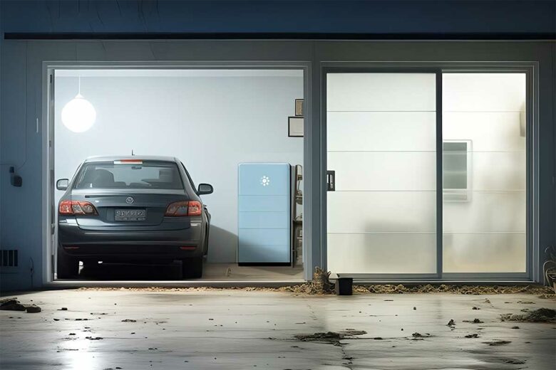 Un logement qui consomme l'énergie accumulée dans sa batterie la nuit.