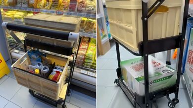Un chariot modulable pour faire les courses.