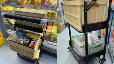 Un chariot modulable pour faire les courses.
