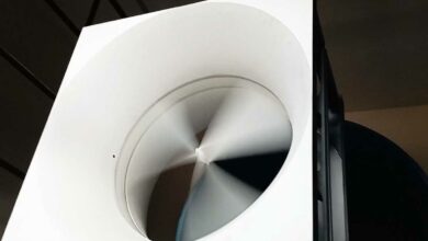 Essai d'un prototype d'Eolic Wall en soufflerie.