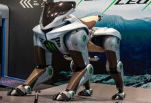Un robot de transport très futuriste.