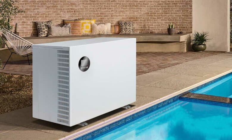 Une pompe à chaleur conçue pour les piscines.