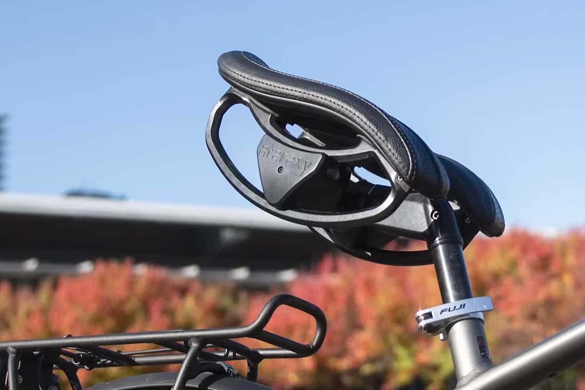 Une selle destinée à améliorer le confort.