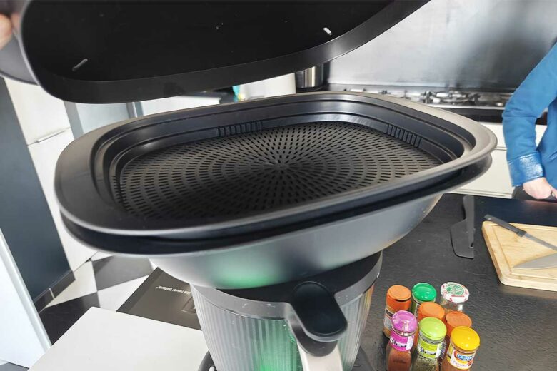 Un accessoire pour la cuisson vapeur.