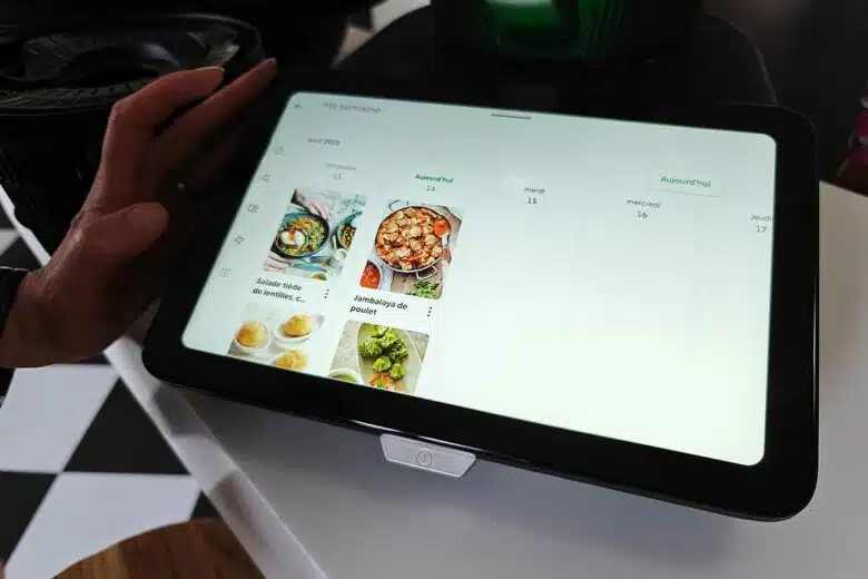 L'écran tactile du Thermomix pour réaliser des préparations délicieuses.
