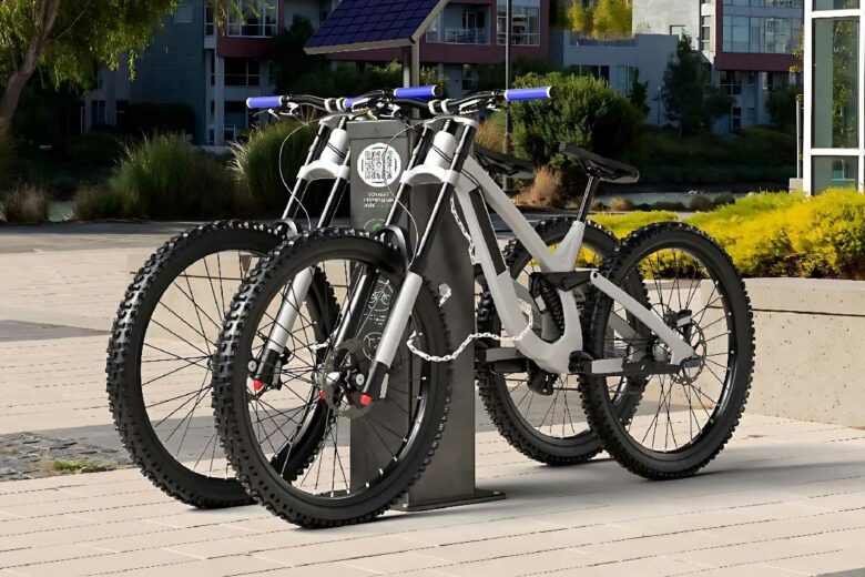 L'invention d'un système de cadenas pour vélo.