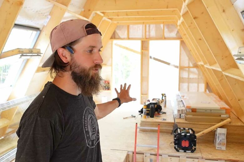 Une maison à construire soi-même.