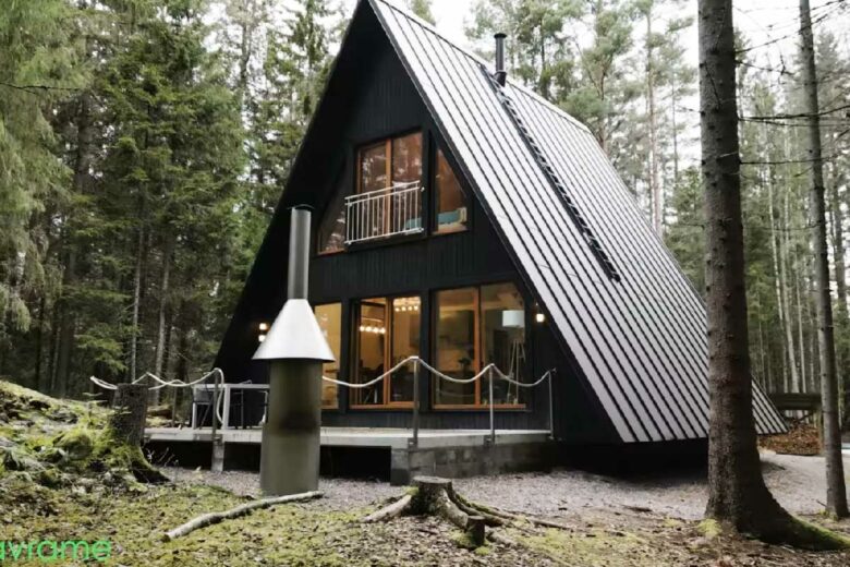 Une maison en A Avrame.