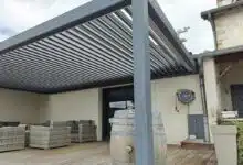 Une pergola bioclimatique.