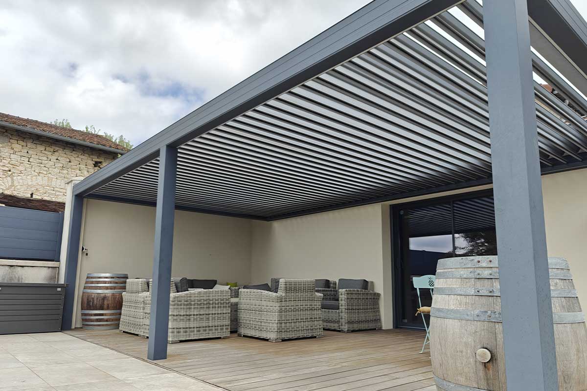 Une pergola Bioclimatique.