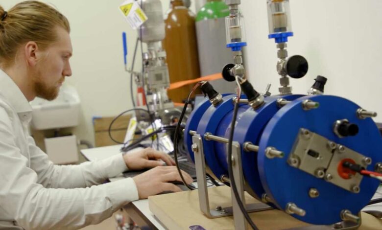 La pompe à chaleur thermoacoustique de Blue Heart Energy.