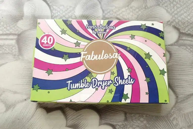 Les feuilles pour sèche-linge Fabulosa de chez Action, mon coup de cœur pour un linge ultra frais !