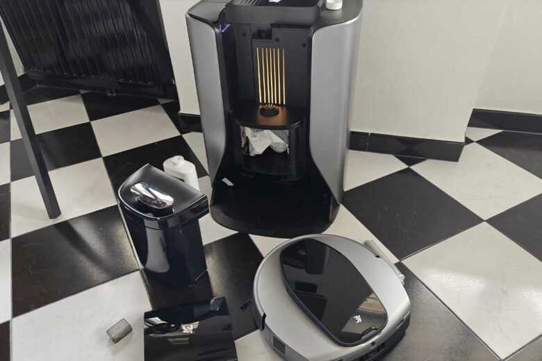 Un robot aspirateur qui en impose.