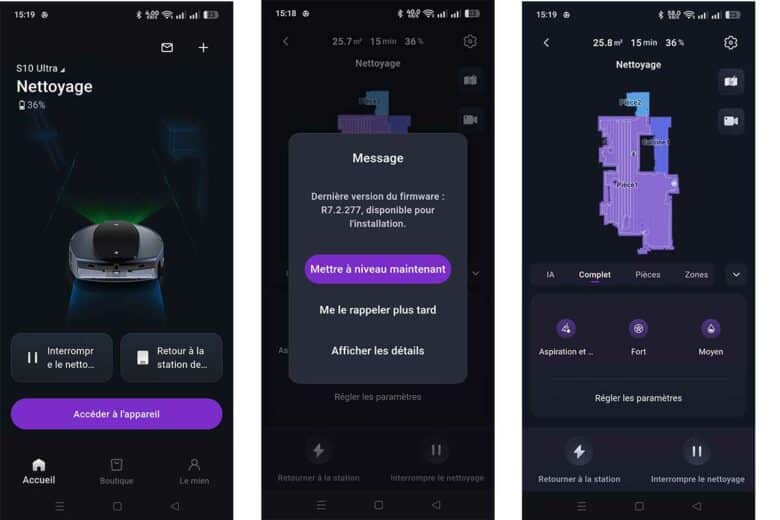Une application fluide et complète.