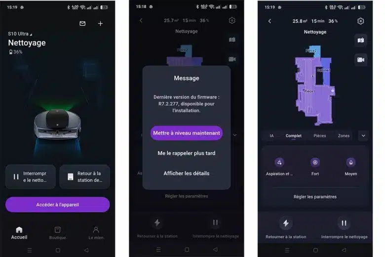 Une application fluide et complète.