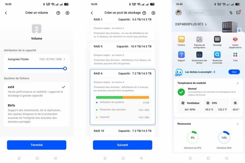 Il suffit de suivre les instructions sur l'application.