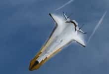 Un concept d'avion futuriste.