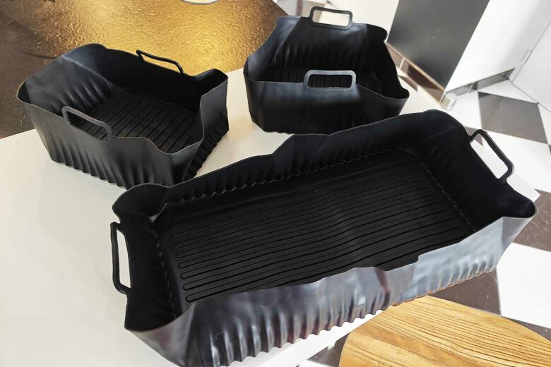Des moules en silicone pour le airfryer.