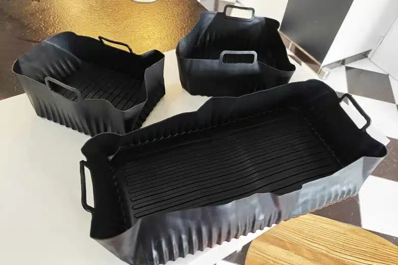 Des moules en silicone pour le airfryer.