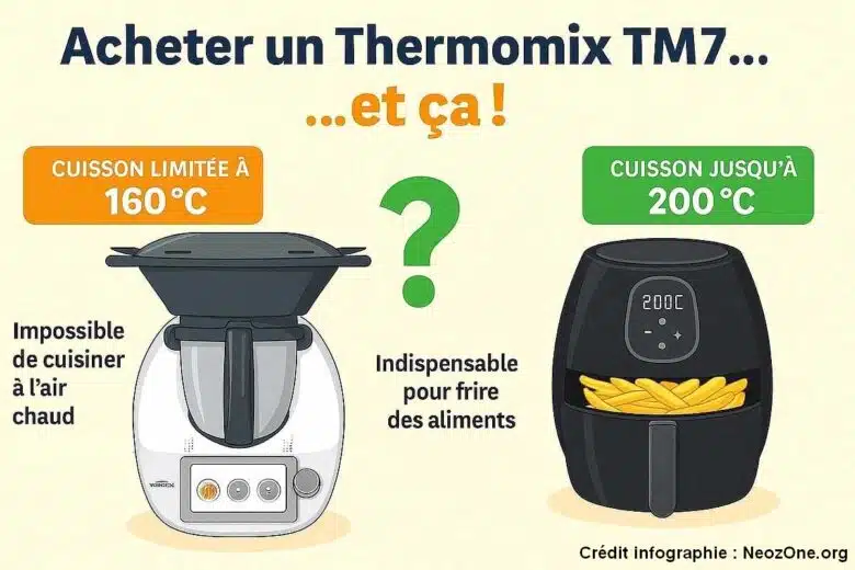 Infographie : pourquoi vous faut-il un airfryer même si vous disposer du dernier Thermomix, le TM7 ?