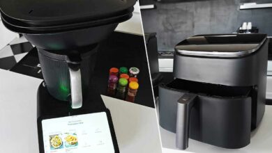 Un Thermomix et un airfryer.
