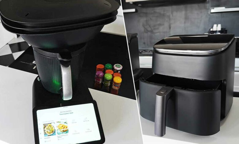 Un Thermomix et un airfryer.