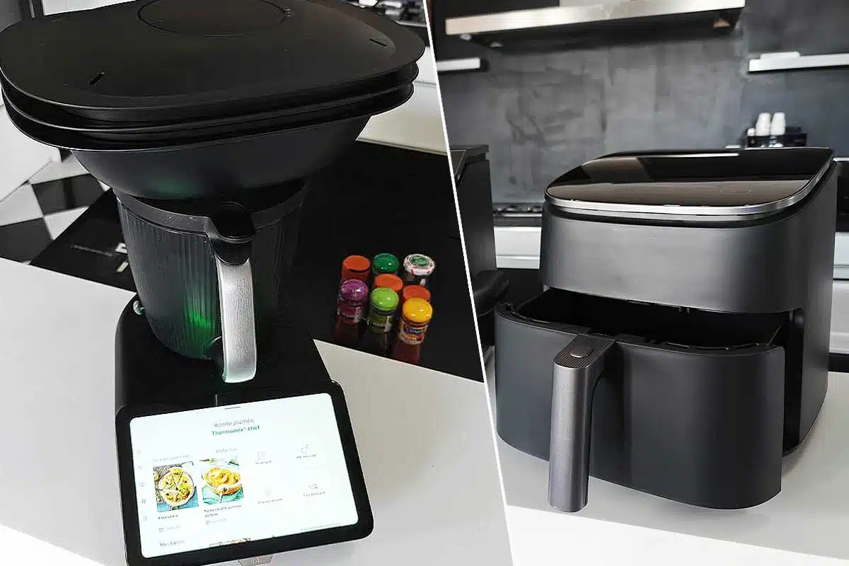 Un Thermomix et un airfryer.