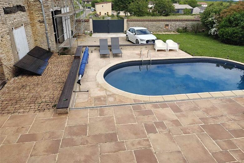 Une terrasse propre.