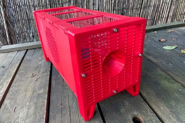Un piège à frelons asiatiques fabriqué en impression 3D.