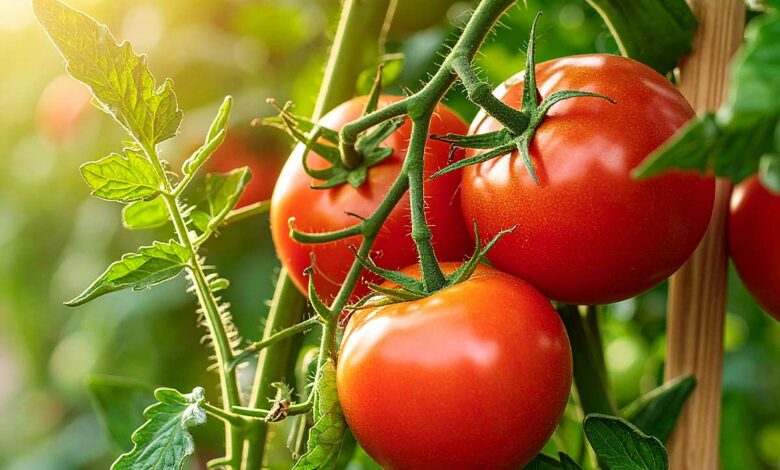 Des tomates bien rouges.