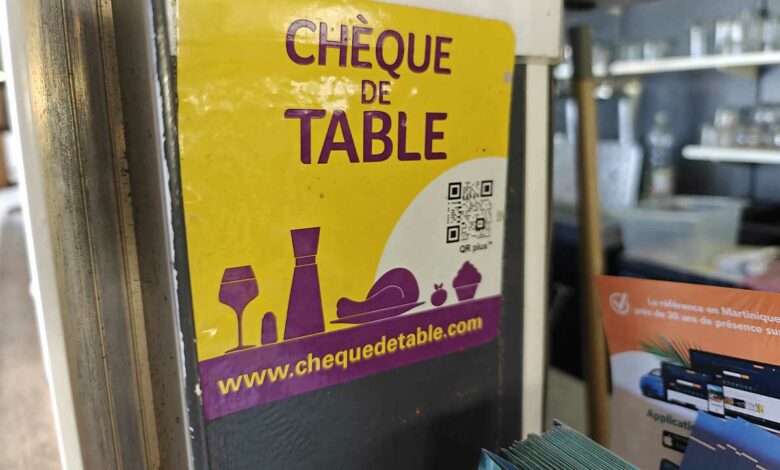 Une enseigne de restaurant qui accepte les tickets resto.