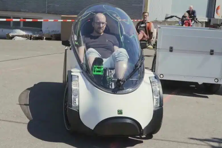 Le Frikar de Podbike lors d'essais public.