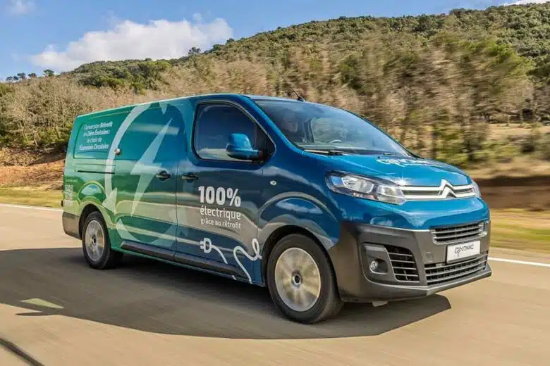 Un utilitaire qui roule avec un moteur rétrofit.