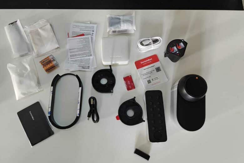 La serrure connectée SwitchBot Lock Ultra.