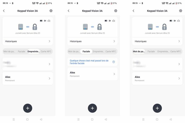 De nombreuses options disponibles pour ouvrir la porte.