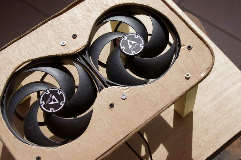 Le système de ventilation.