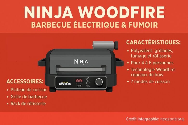 Infographie : pourquoi le Ninja Woodfire pourrait remplacer votre barbecue, votre airfryer et bien plus encore ?
