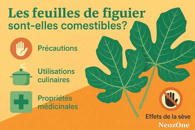 Infographie NeozOne : comment utiliser les feuilles de figuier ? 