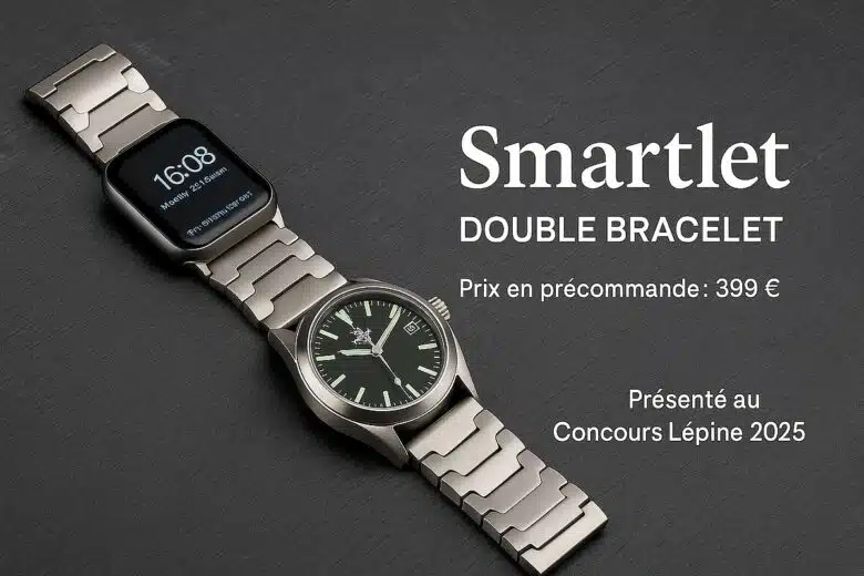Infographie : Smartlet, l'invention d'un bracelet de montre double présenté au Concours Lépine.