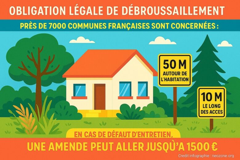Infographie : qu'est-ce que l'Obligation Légale de Débroussaillement ?