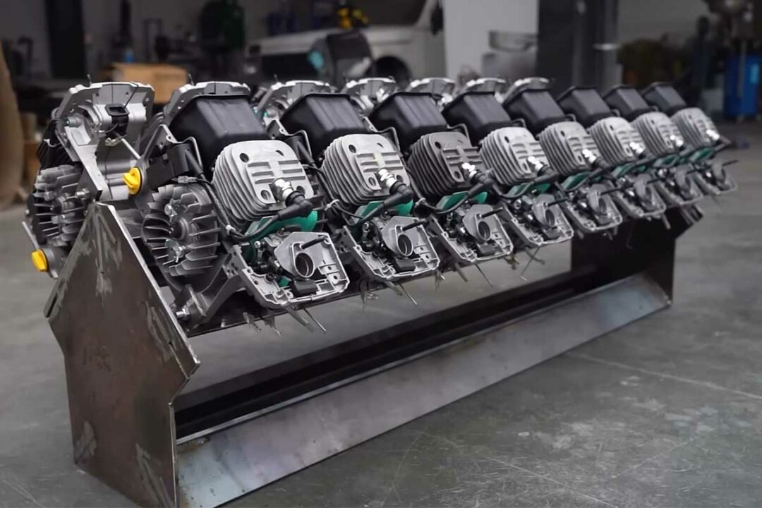 Assemblage du moteur.