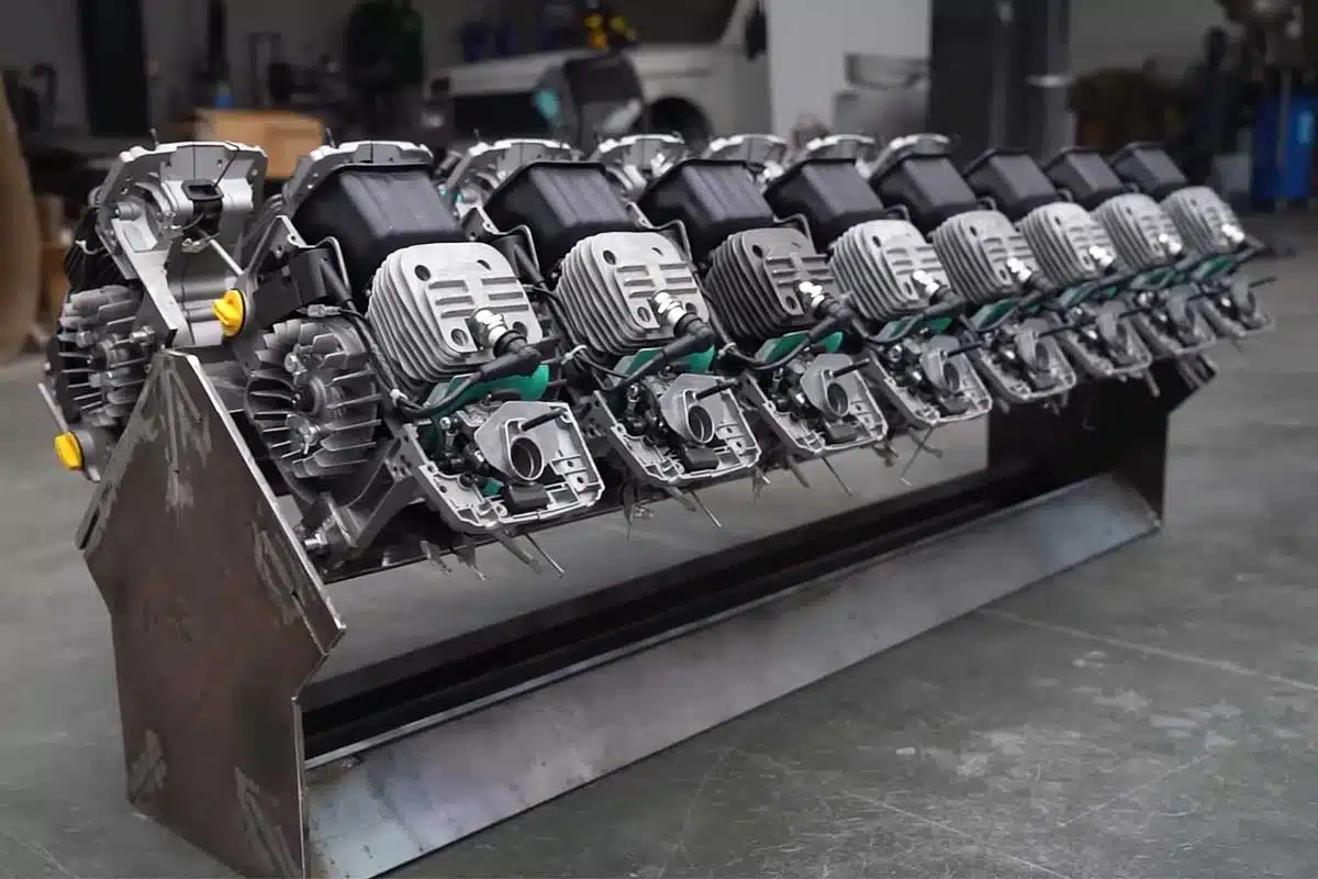 Assemblage du moteur.