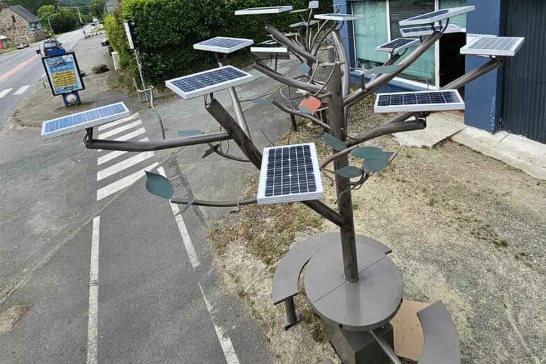 Un mobilier urbain pratique.