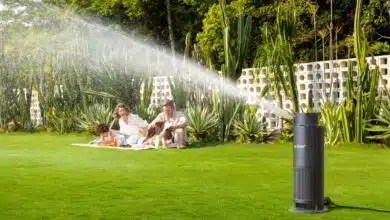 Arrosage automatique du jardin.