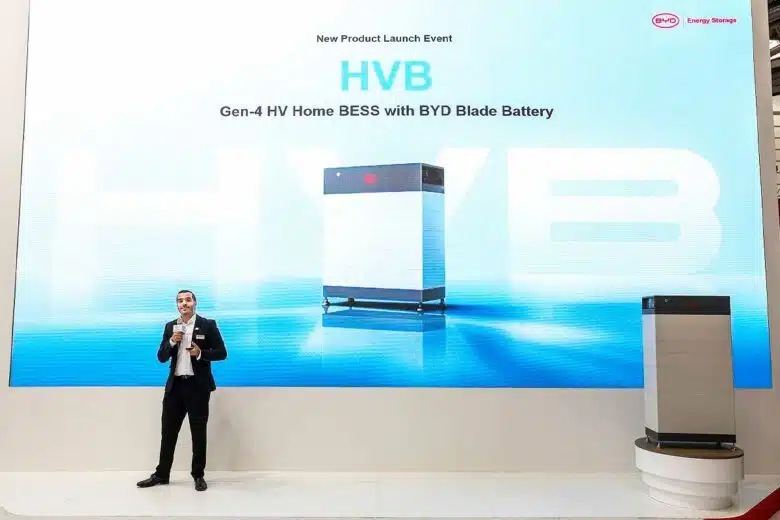 Présentation du dernier modèle de batterie BYD, la HVB.