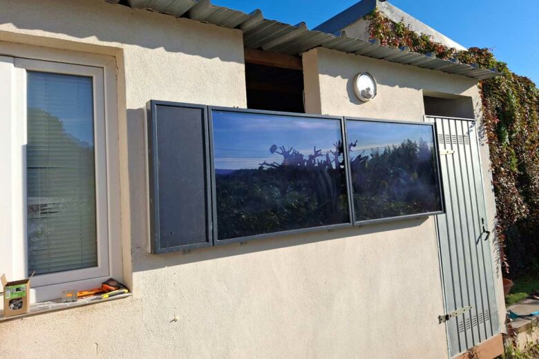 Un chauffage solaire.