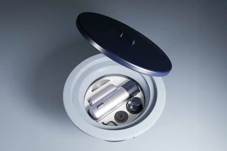 Un kit de filtration d'eau potable.