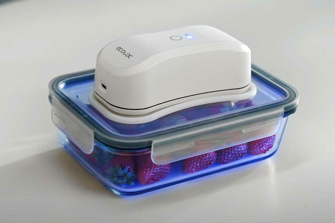Une lampe UV pour la conservation des aliments.